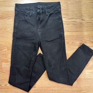 American Eagle Outfitters Dark Charcoal Skinny Jeans